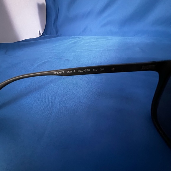 Prada Black Sunglasses with Silver Lenses - Picture 4 of 6